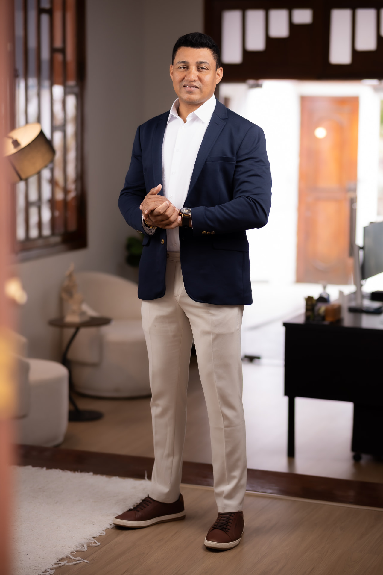 Josimar Vieira dos Santos, fundador da Jobens Investimentos, em ambiente corporativo